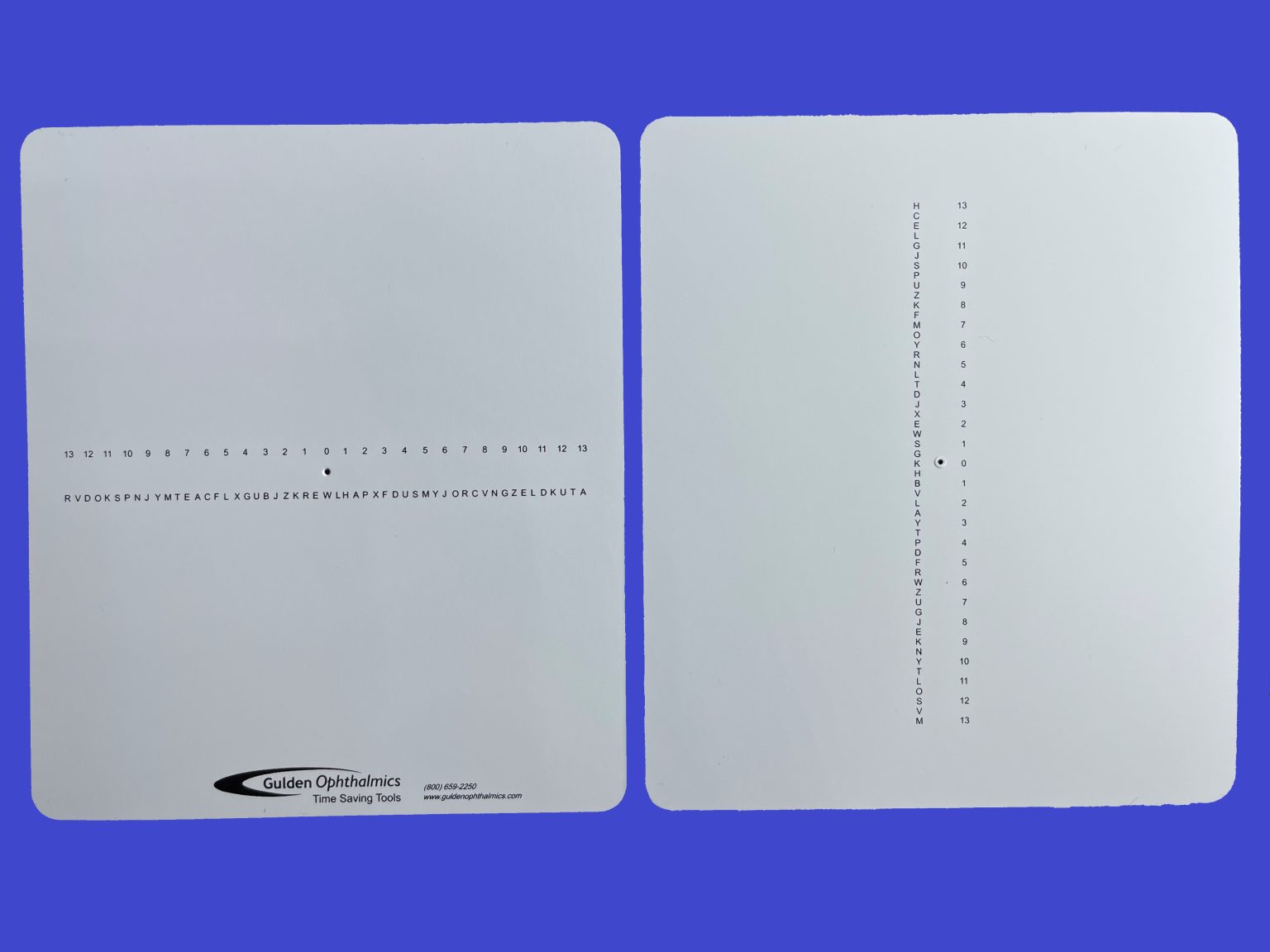 Modified Thorington Test Card