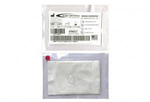 Medium Sterile Eye Conformer with Holes (PMMA)-1001