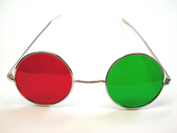 Red & Green Metal Frame Spectacles-0