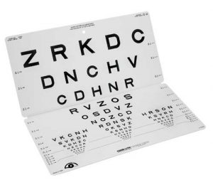 Sloan Letters Folding Chart (3 meter)-0