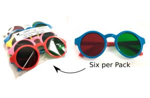 Pediatric Red/Green Glasses (6 pack)-0