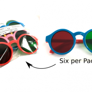 Pediatric Red/Green Glasses (6 pack)-0