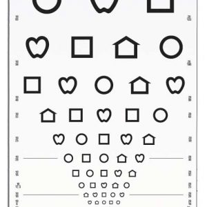 LEA Symbols Acuity Chart (3 meter)-0