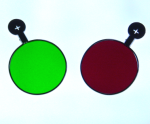 Red and Green Trial Lenses-958