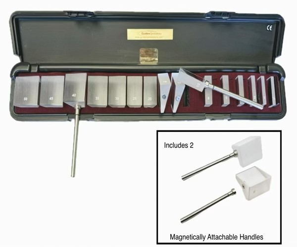 Magnetic S-16 Stick Prism Set (New Magnetic Tipped Stainless-Steel Stick Handles)
